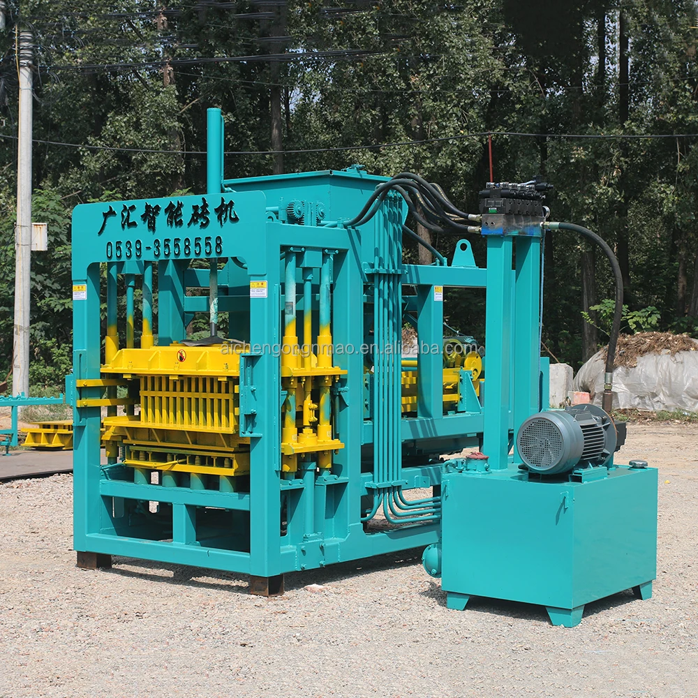 Aichen QT4-15 cement brick machine making automatic paver making machine automatic block making machines brick