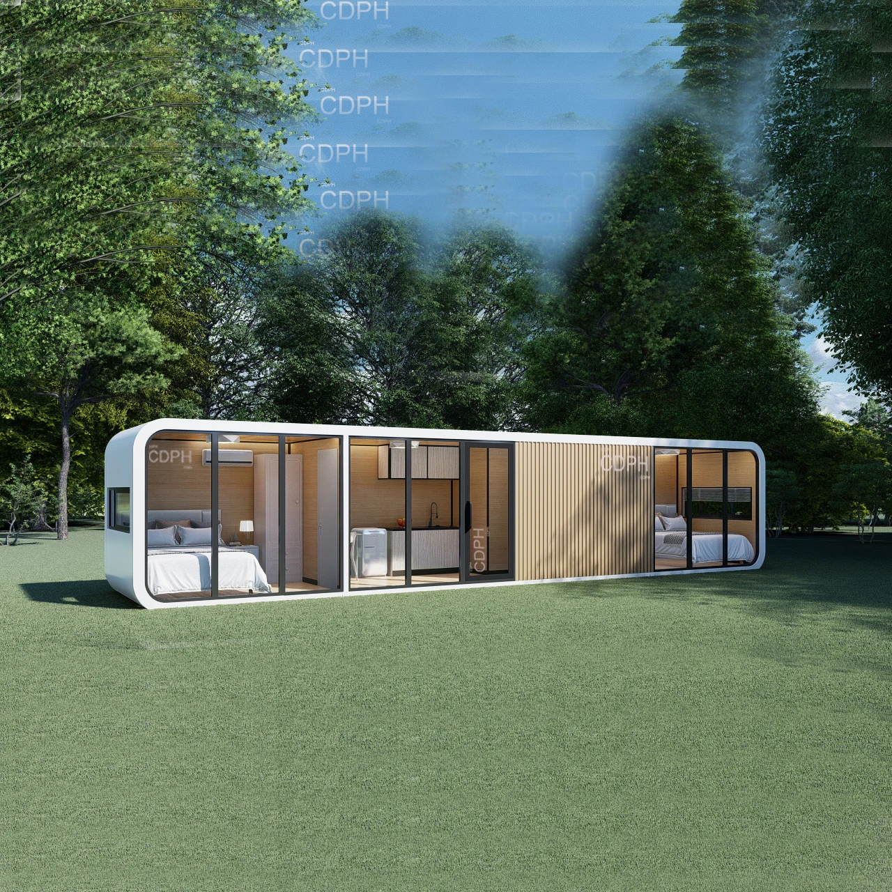 CDPH Luxury Residential Container House Prefab Cabin Container House