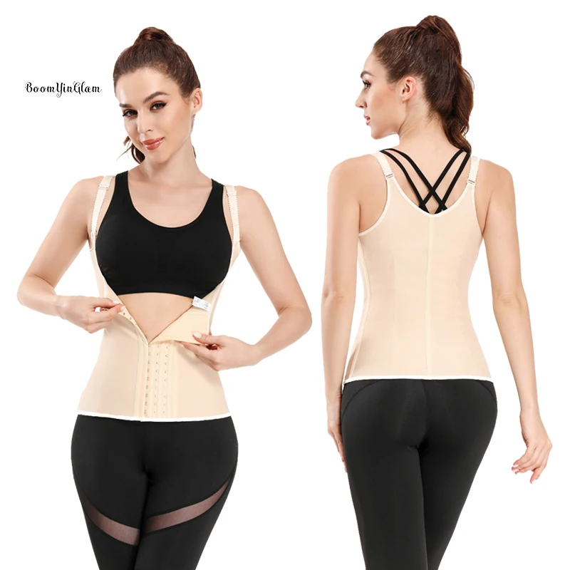 9pcs steel boned  Push Up Vest Latex Waist Cincher Waist Trainer woman Body Shaper slim corset Shaper