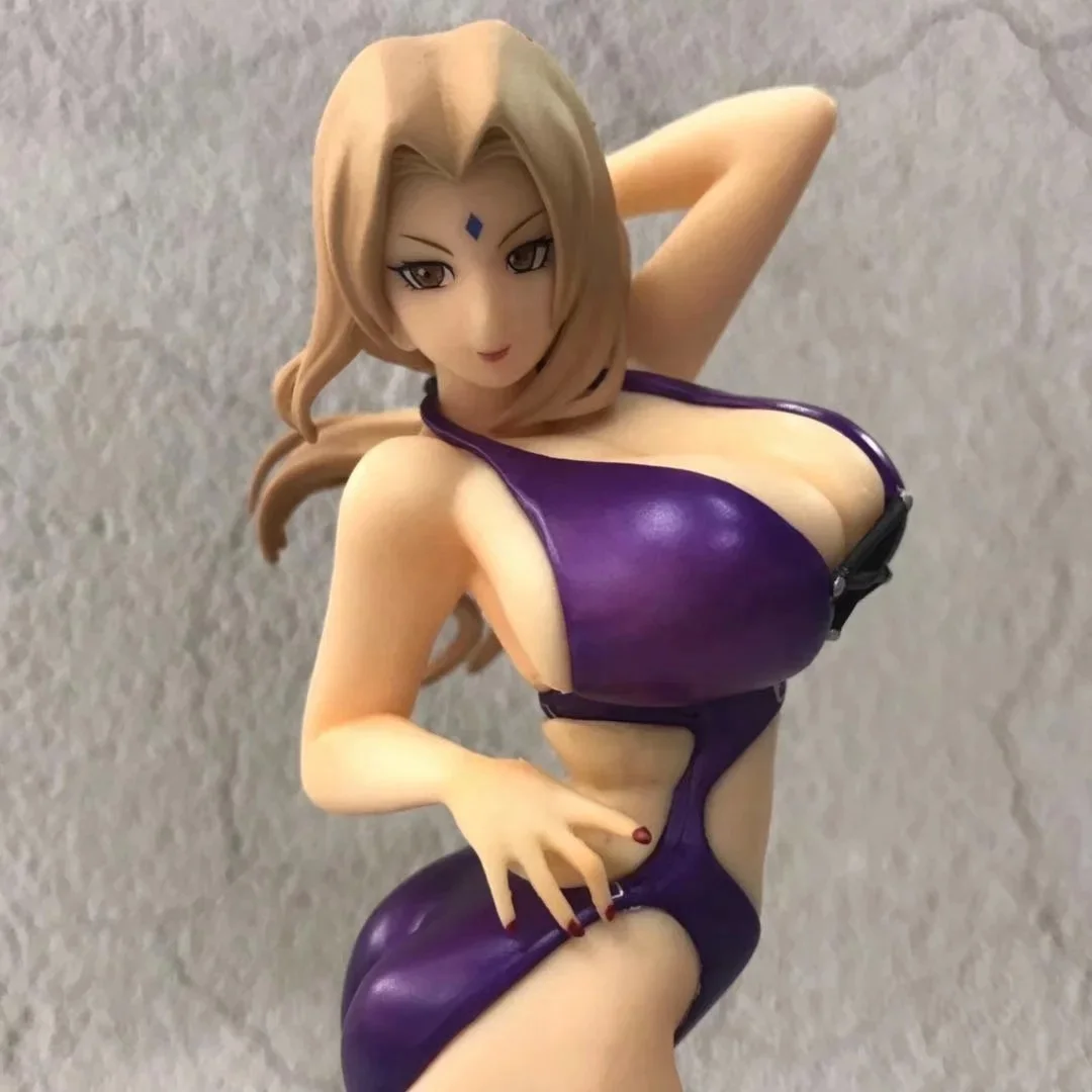 Hot sexy Japanese narut anime Haruno Sakura Tsunade swimsuit girl pvc toy figure statues naru to action figure for collection
