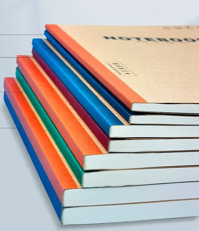 A5 kraft paper office soft cover notebook paper sheets sublimation notebook blank school notebooks wholesale