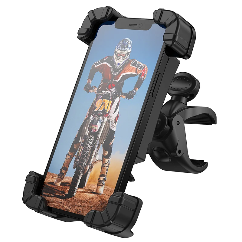 Bicycle Mobile Phone Bracket Navigation Stand 360 Free Rotation For Bike Motorcycle Handlebar Holder Smartphone Phone Mount