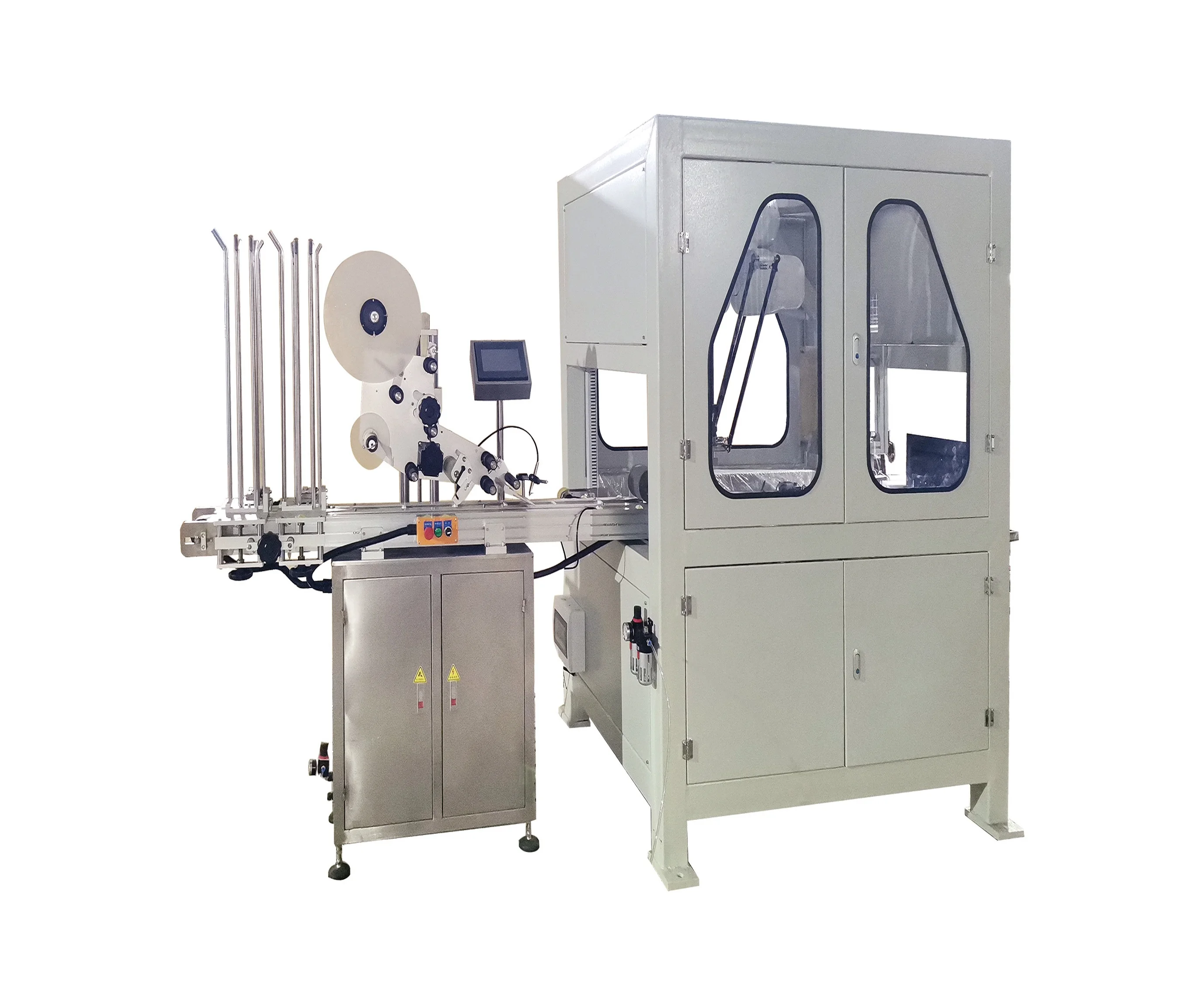 Full Automatic Plastic Cap Lid Applicator Packaging Machine For Wet Wipes