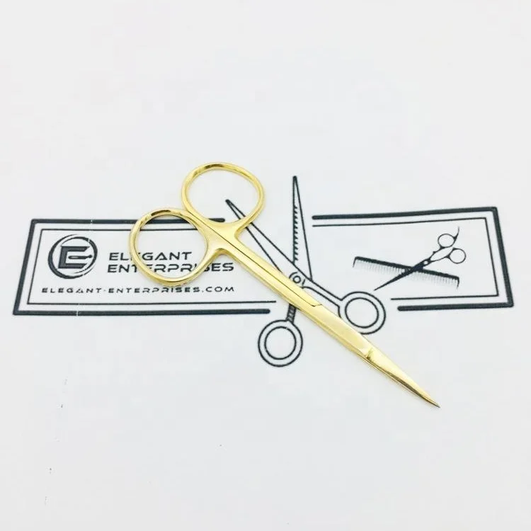 Оптом бестселлер профессиональные ножницы для ногтей твердые маникюрные Позолоченные из нержавеющей стали частная