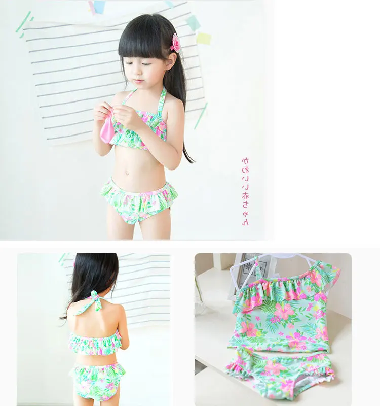 
Summer Baby Girl Boutique Clothes Cake Floral Skirt Swimsuit Outfits 