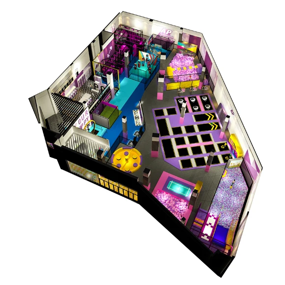 Indoor playground equipment of Commercial indoor amusement park for family fun