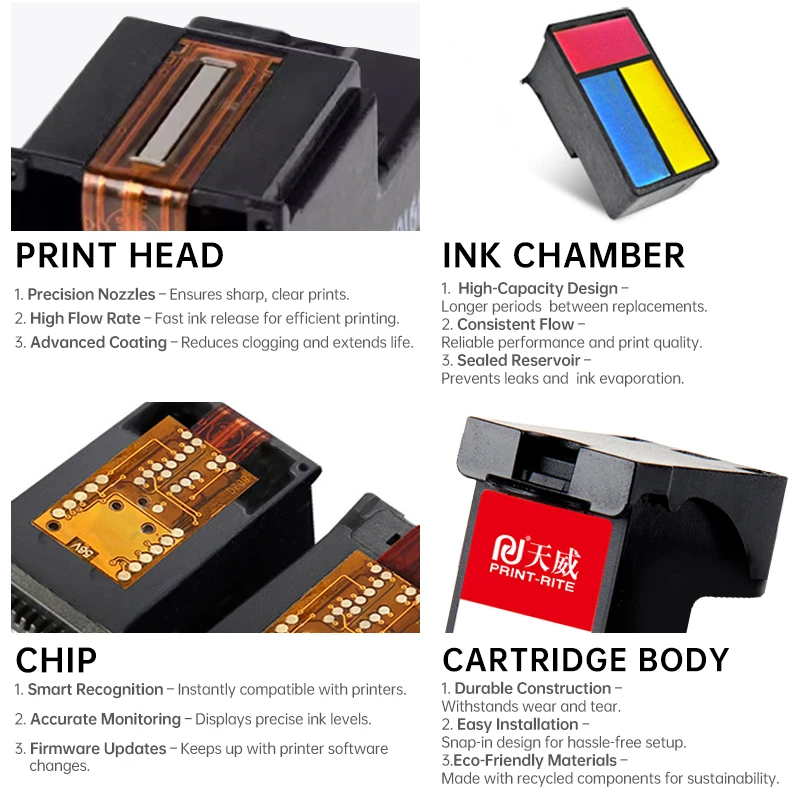 Print-Rite 210xl 211xl ink cartridges compatible canon  PG-210 CL-211 ink cartridge color and black  remanufactured