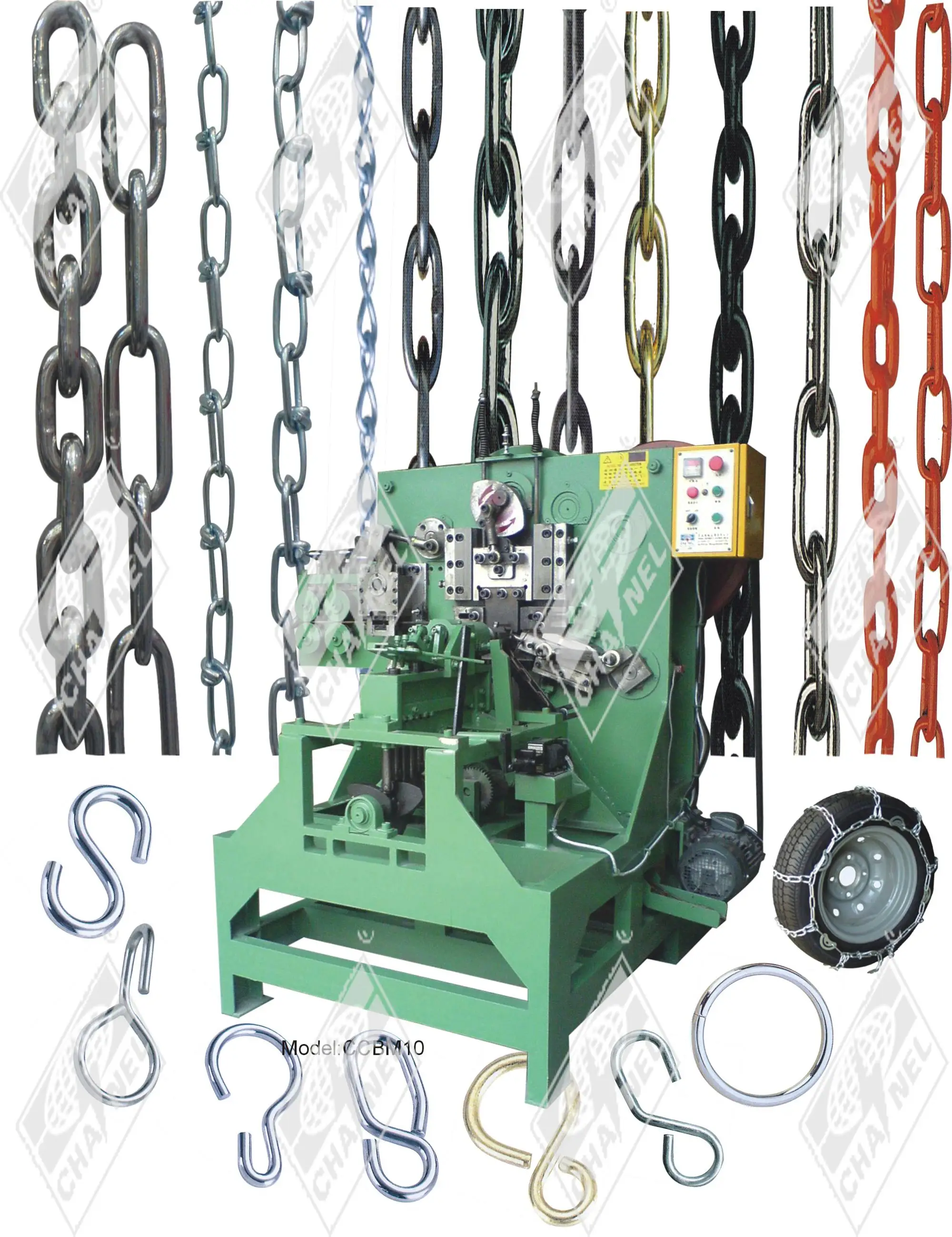 Автоматическая машина для изготовления цепей