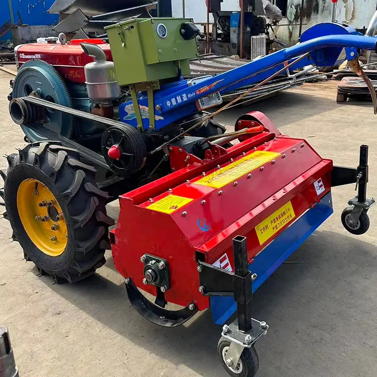 Jining OPTIMAL New Gasoline Hand-held Straw Return Machines Small Volume Grass Return Machine Grass Orchard Mower Straw Killer