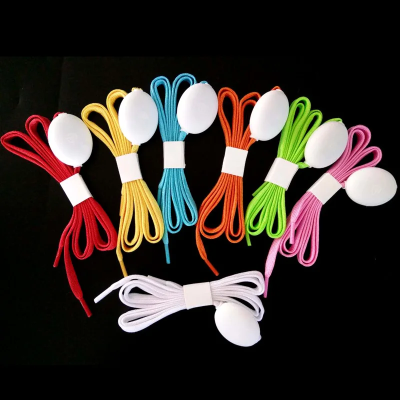 K1267 Led Luminous Shoelaces Light Style Shoe Laces  Quick Lazy Laces Night Sneakers Shoelace