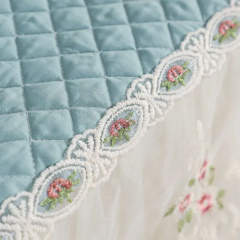 Tea table cover lace embroidered tea table dust cover conference table cover