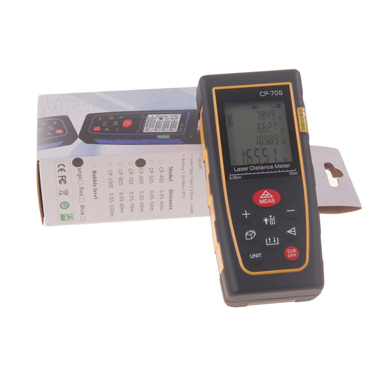 Hand laser distance meter floor area measuring infrared electronic device 100 m