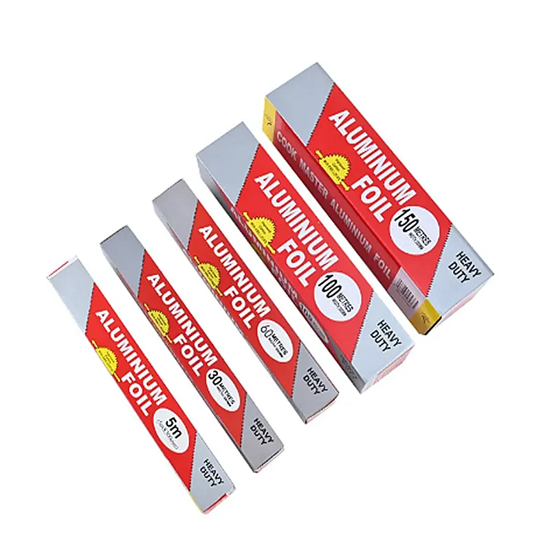 8011 Factory Directly Price Food Grade Household Food Packing Kitchen Tin Foil Paper Roll Aluminium Foil