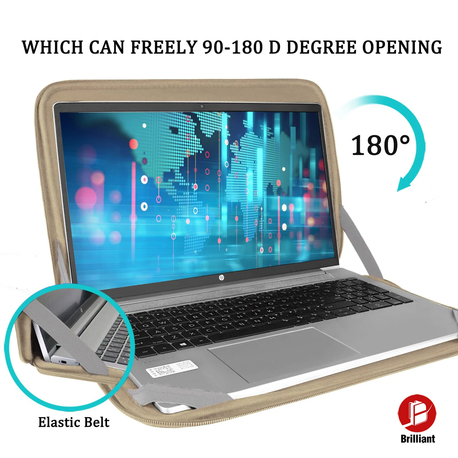 15.6 Inch Laptop Sleeve Shockproof Protective Computer Cover Front Pocket Briefcase Handbag For HP Dell Acer Asus