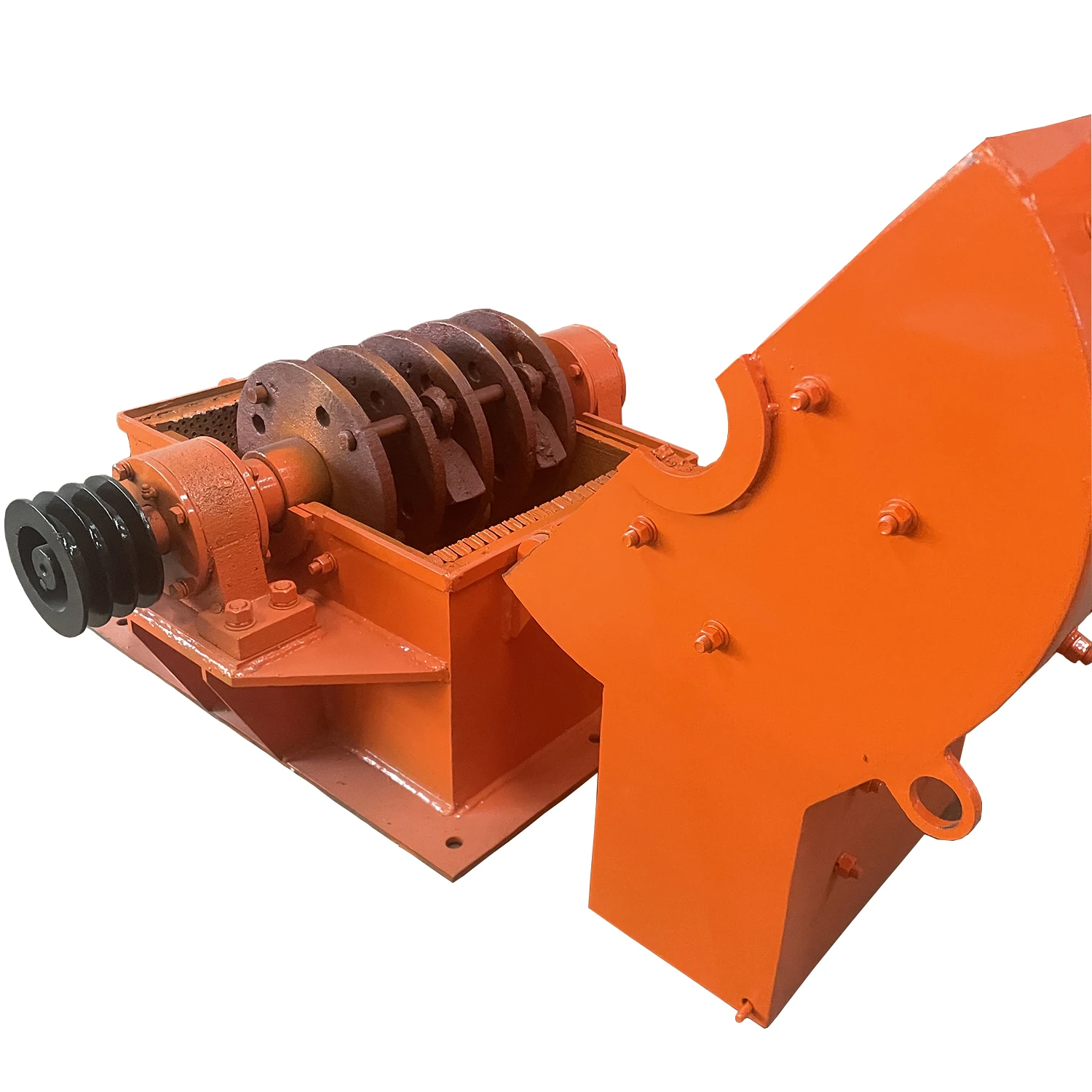 Hot selling diesel stone hammer crusher machine spare parts ore soil hammer crusher with vibrating screen for sale