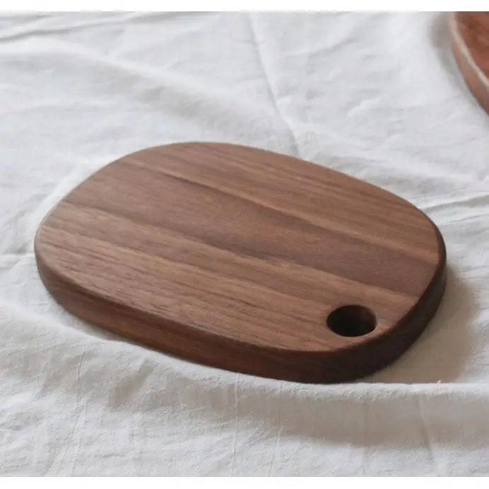 tabla de cortar de madera solida bamb tagliere in legno Wood Wooden Cutting Chopping Board With Handle Logo