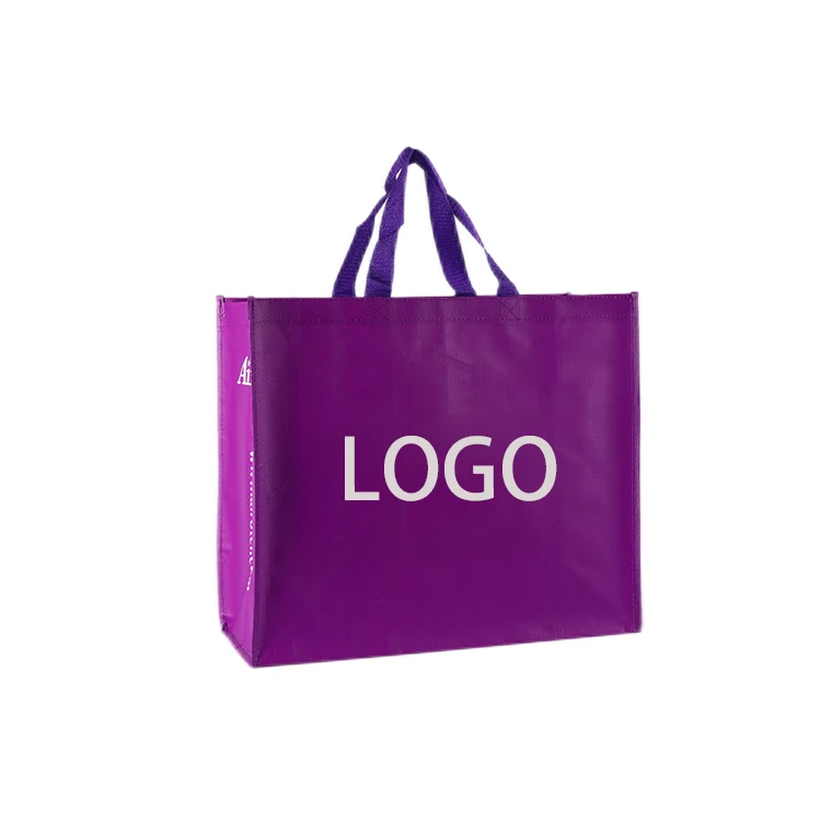 Customized reusable tote shopping bag recycled eco non woven bag with logo