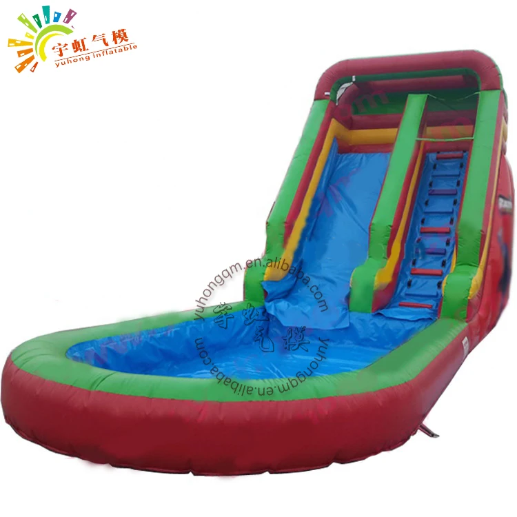 Cheap Sale Outdoor Inflatable pool water slides kids inflatable water slide for sales