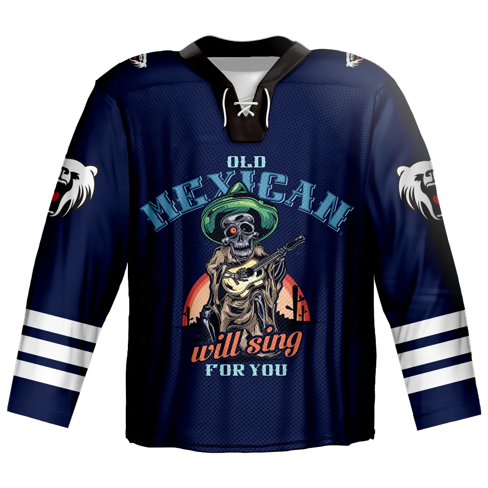 Custom Unique Sublimated Oversized Ice Hockey Jerseys for Club Teams Hockey Wear Jersey