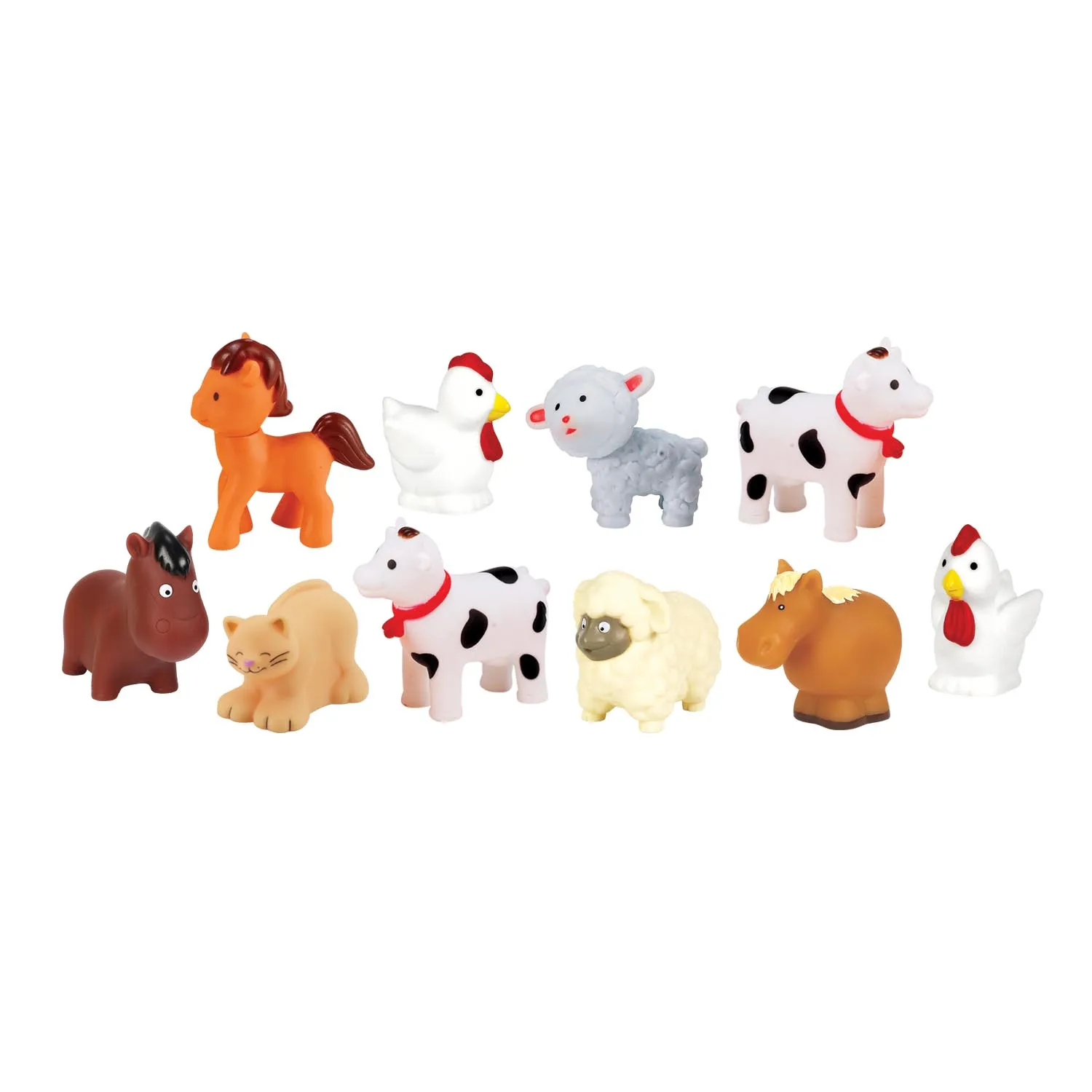 Factory Direct Selling Multiple Styles Toys For Child Baby Farm Animals Chicken Horse Sheep Toy Kits