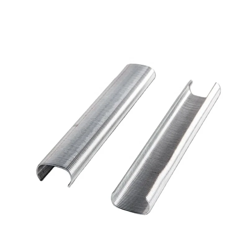 16Ga 16 Gauge 16.9mm Crown C50 Pneumatic Galvanized C Hog Ring Series pneumatic staple	 3/4 C Ring Staple