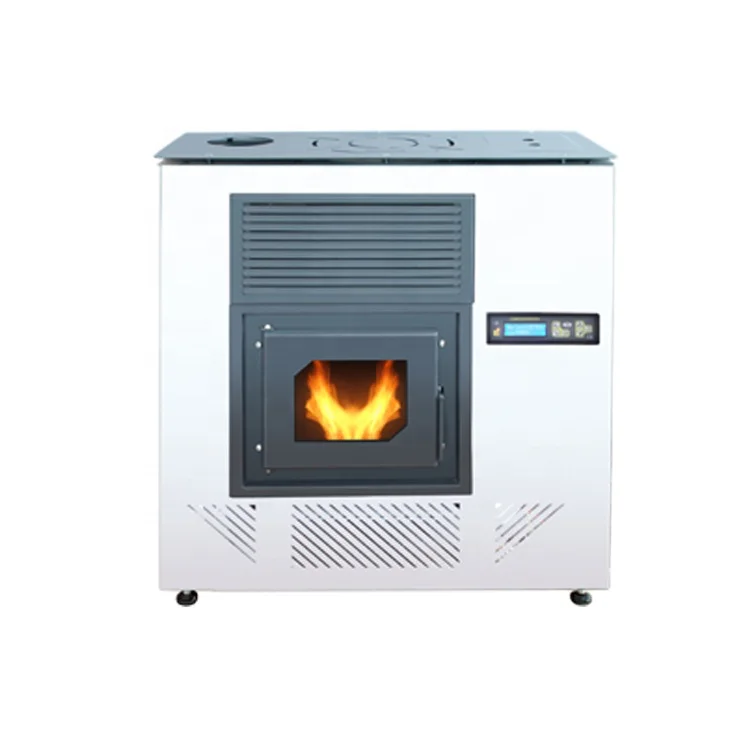 Free Standing smart pellet stove  heater heating radiator for home double duct stove