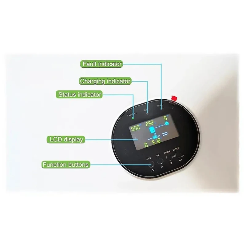 Growatt EU warehouse 6kw SPF6000ES SPF 6000 ES PLUS Single Phase off grid Pure sine wave mppt 6KVA 6000w solar inverter