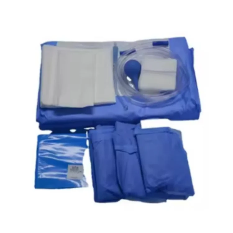 Obstetrics Sterile C-section procedure pack Disposable cesarean section surgical kits