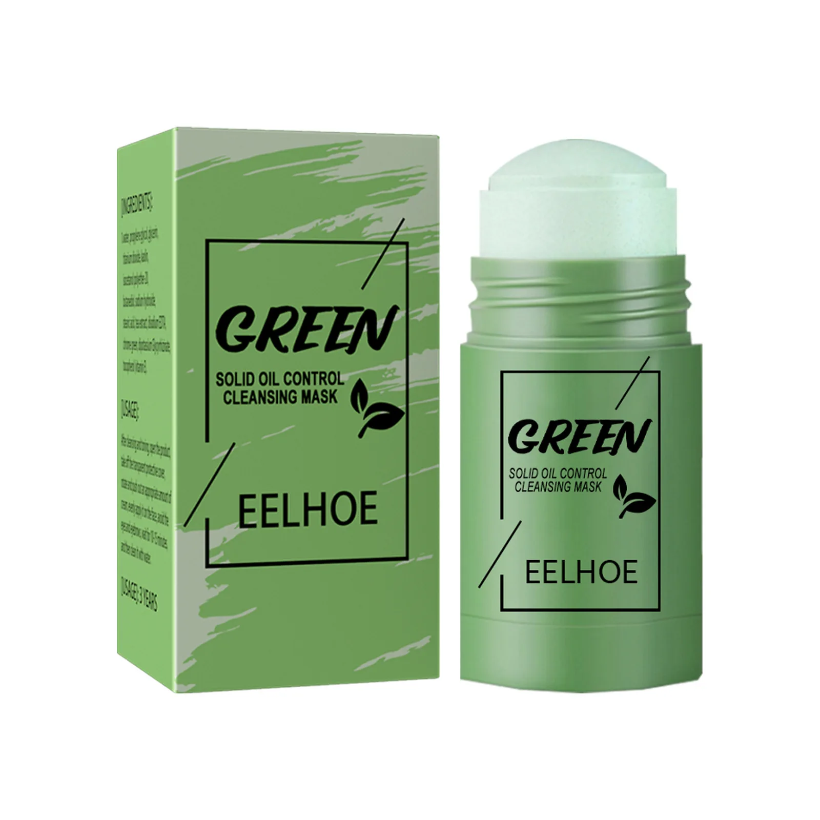 Green Tea Mask Stick Face Clean Solid Mask Skin Acne Removing Pore Contraction Dirt Hydrating Whitening Care