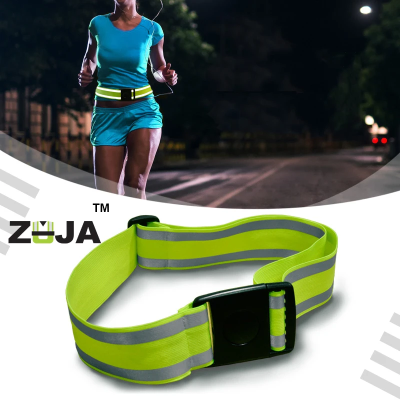 ZUJA Custom Safety Reflective Waist Belt For Motorcycle Cycling