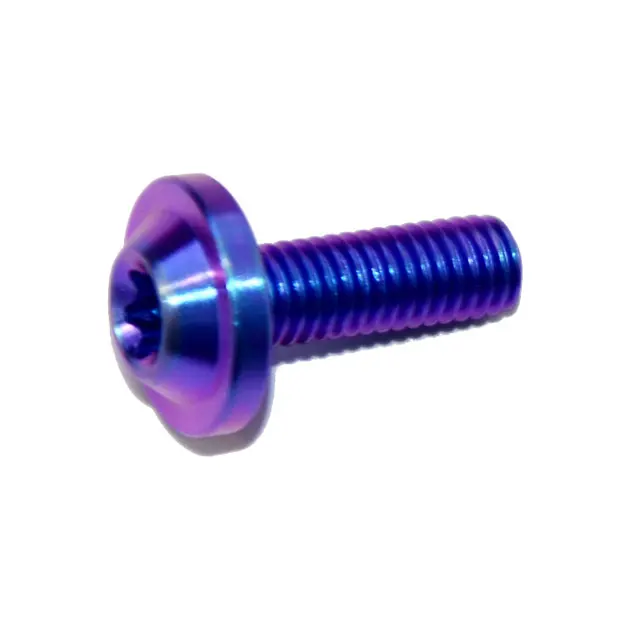 Анодированный оригинальный болт титановый Gr5 с головкой мотоцикла