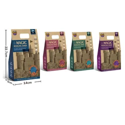 New Arrival Kids Educational Magic Play Sand Non Toxic Diy Toy Gift Color Dynamic Modeling Sand Toys