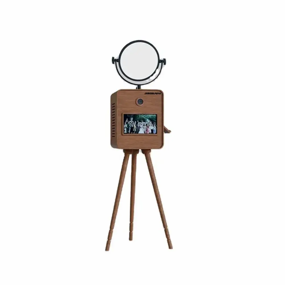 New Design Photo Booth Vending Machine Selfie Portable Tripod Vintage Photo Booth for Business Party Wedding Photo Booth