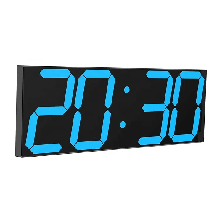 Wholesale 4 digits 6 Inch Large Display LED Digital Alarm Wall mounted Clock Countdown Timer with Buzzer