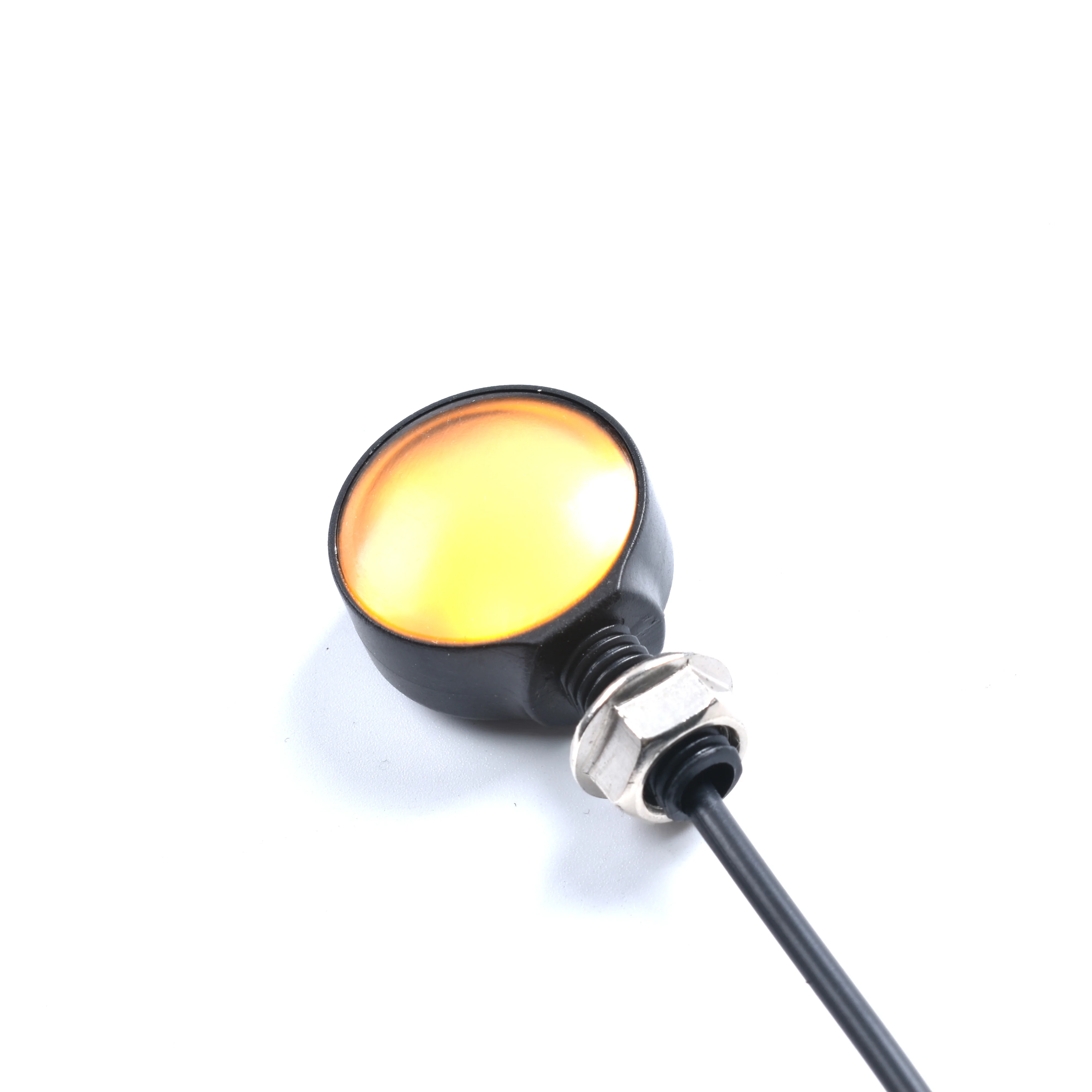 Universal DC 12v Motor Cycle Indicator Running Signals Side Light Flashing Motorcycle Turning Circular Light Scooter Led Lights