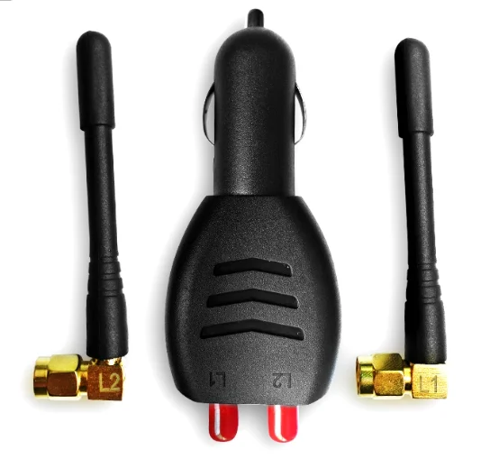 Vehicle  Portable  GPS signals detector of car Inserting a cigarette lighter for use