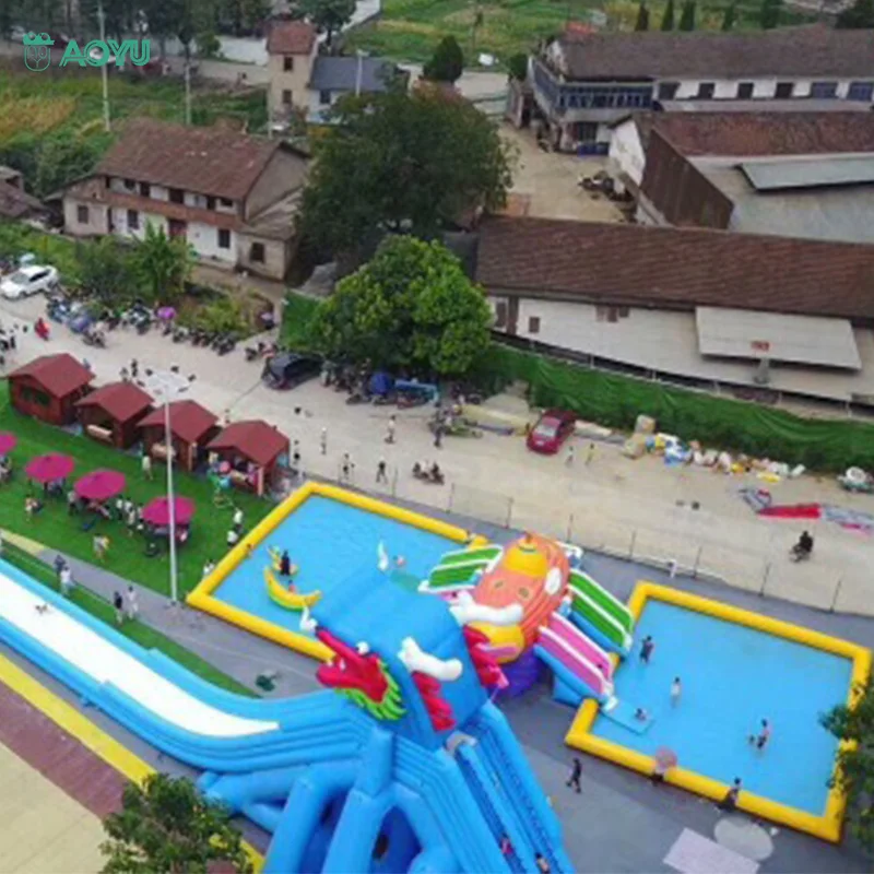 Factory Price Popular Submarine Bouncer Water Slides Submarine Inflatable Water Mobile Land Park for Sales