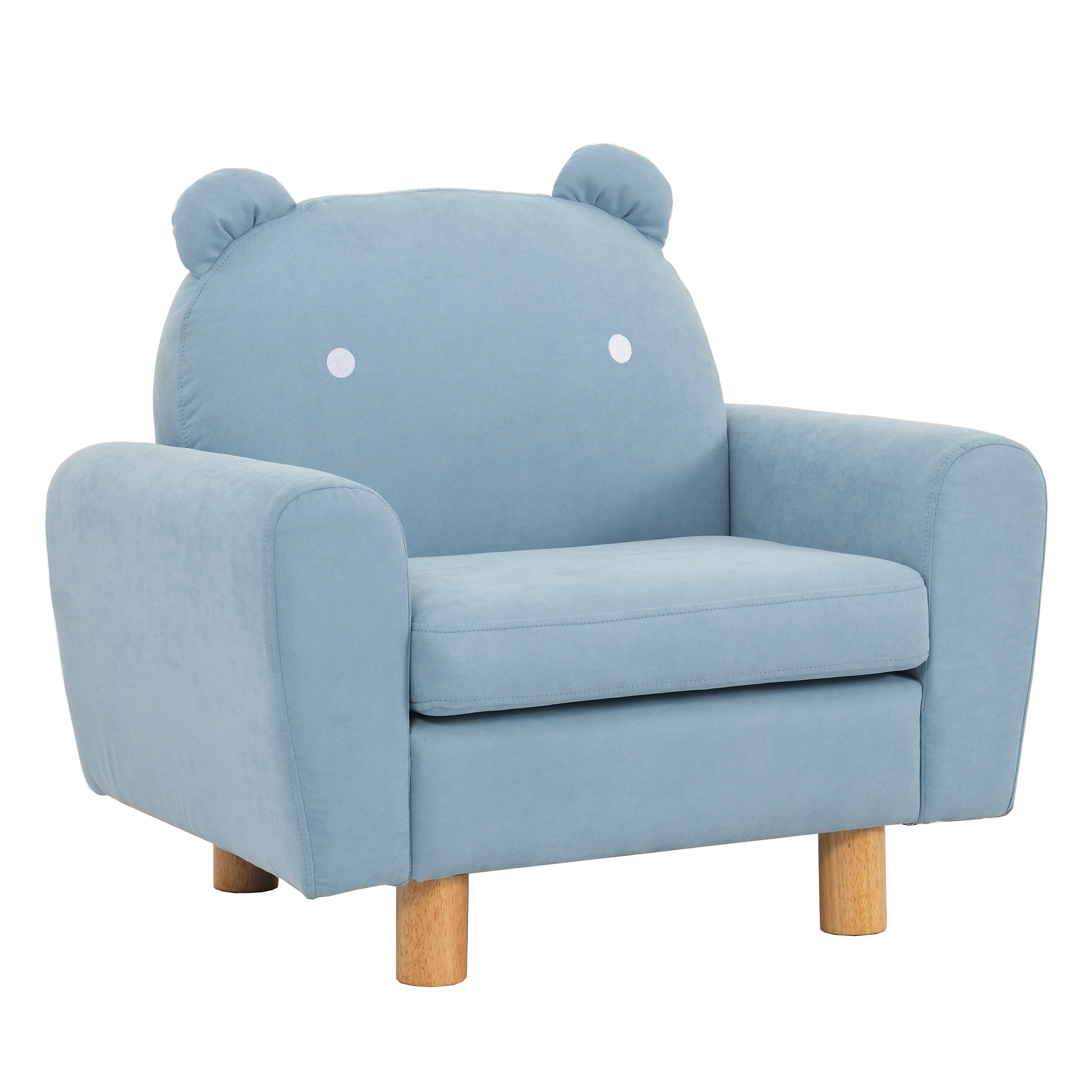 Nisco Kids Bear Design Sofa Bed Baby Children Living Room Cartoon Sofa Chair