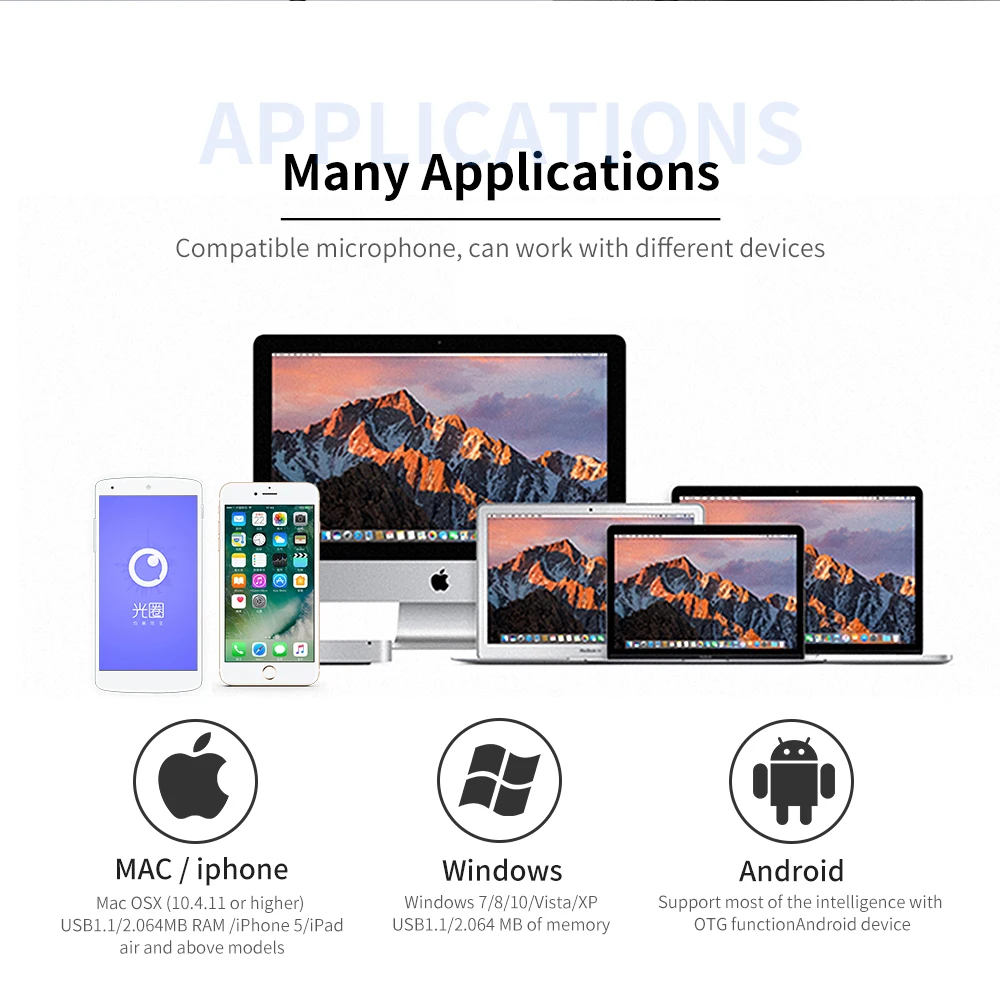 Professional studio home condenser recording microphone YR13