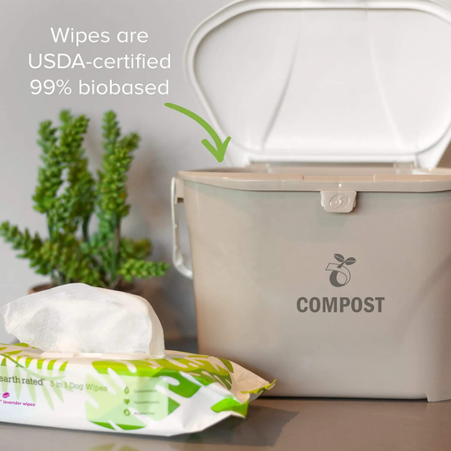 Wholesale Soft Organic Pet Wipes 100% Degradable Compostable Bamboo Fiber Pet Nursing Wet Wipes For Pets  Cat Dog Daily Cleaning