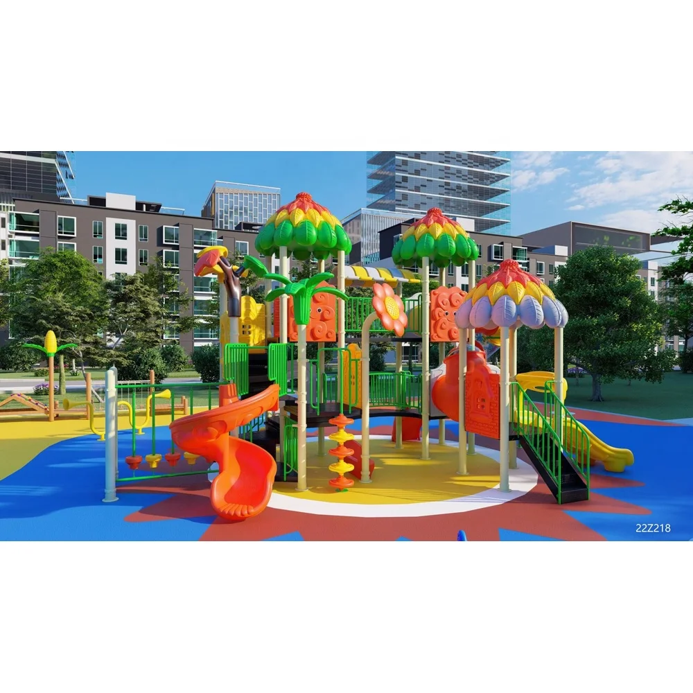 commercial outdoor playground playhouse slide inflatable equipment price play house for kids children play set