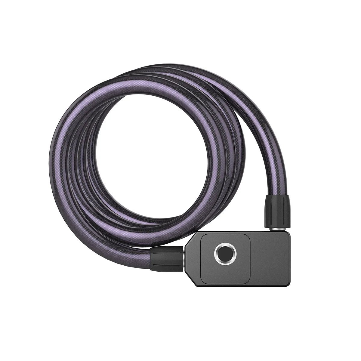 Сверхмощный кабель, водонепроницаемый велосипедный замок со сканером отпечатков пальцев для велосипеда, мотоцикла, дверного забора