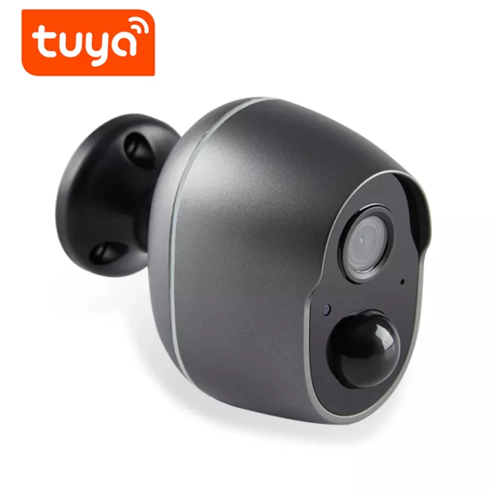 High quality 1080P Tuya Smart Battery Camera IP Wireless Home Security Camera WIFI 360 Outdoor Waterproof CCTV Camera