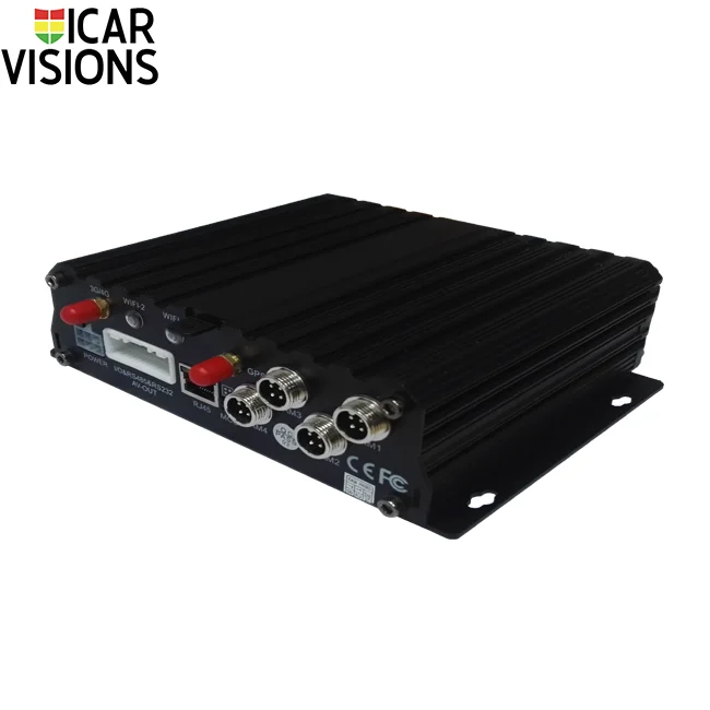 
Icarvisions Manufacturer of Mobile DVR with G-Sensor 128GB/256GB GPS WIFI 4CH 4G 3G HD taxi online fleet management 