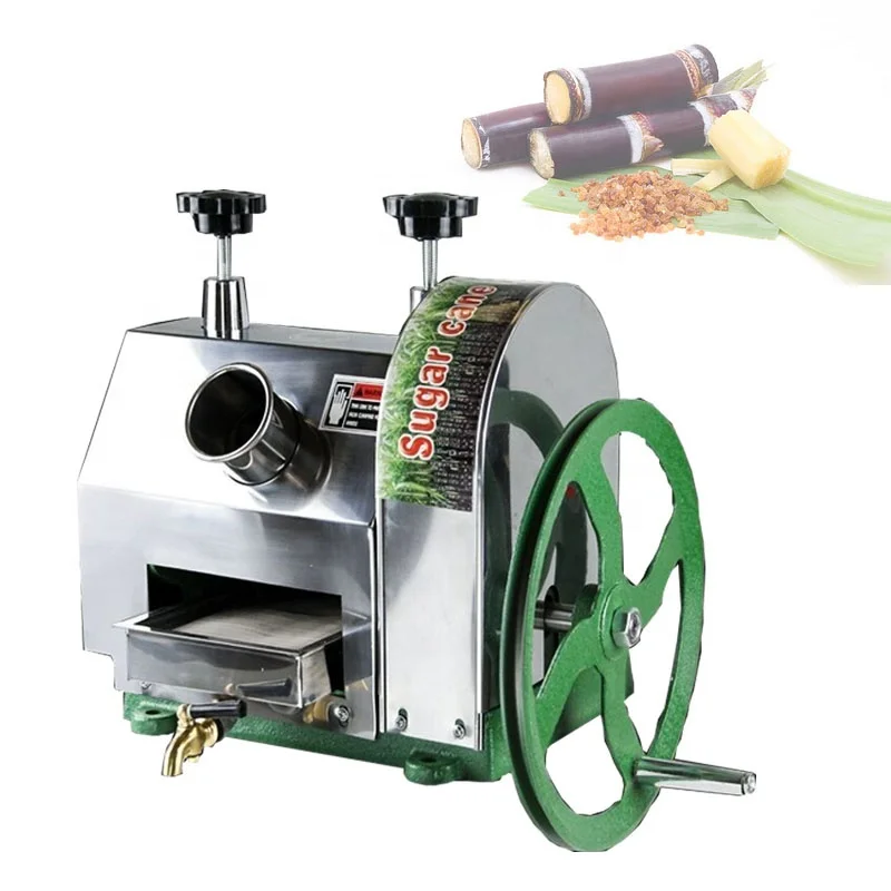 Cane-Juice Squeezer Commercial Small Bench Type Stainless Steel Manual Sugar Cane Juice Press Dedicated Hand Sugarcane Machine