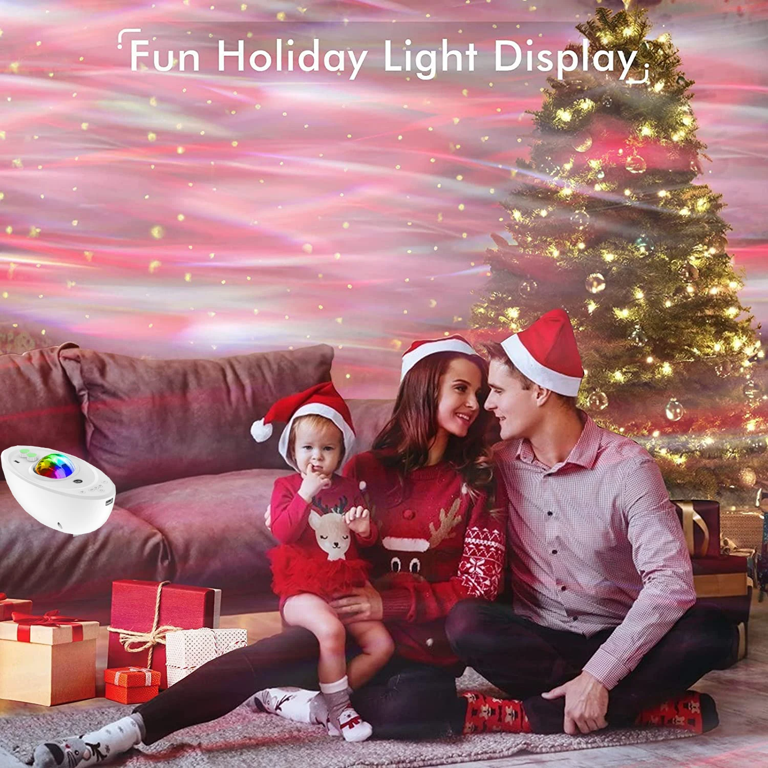 WIFI Smart APP Galaxies Projector includes 3 main Scenes of Aurora Starry Sky Planets music led sky projector