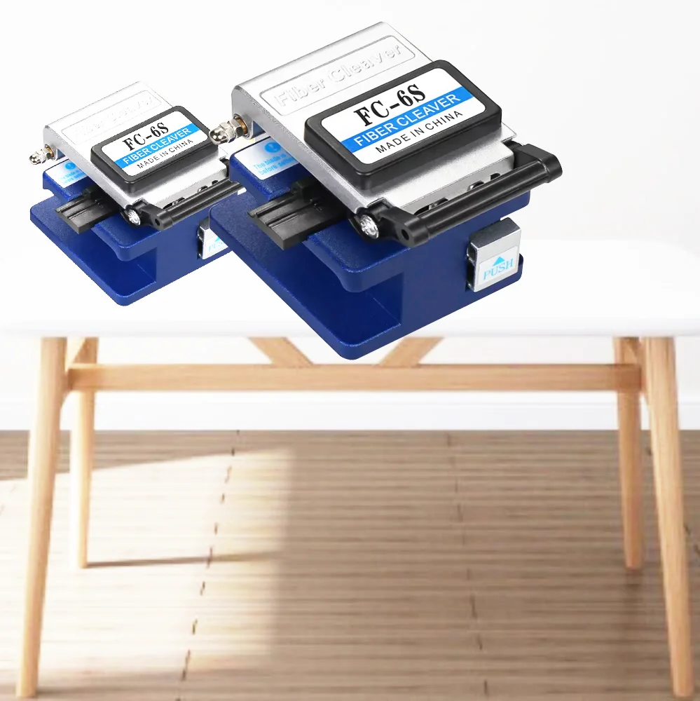 Fiber cleaver FC-6S fiber optic cable pigtail bare fiber leather wire high precision cold splicing FTTH tool