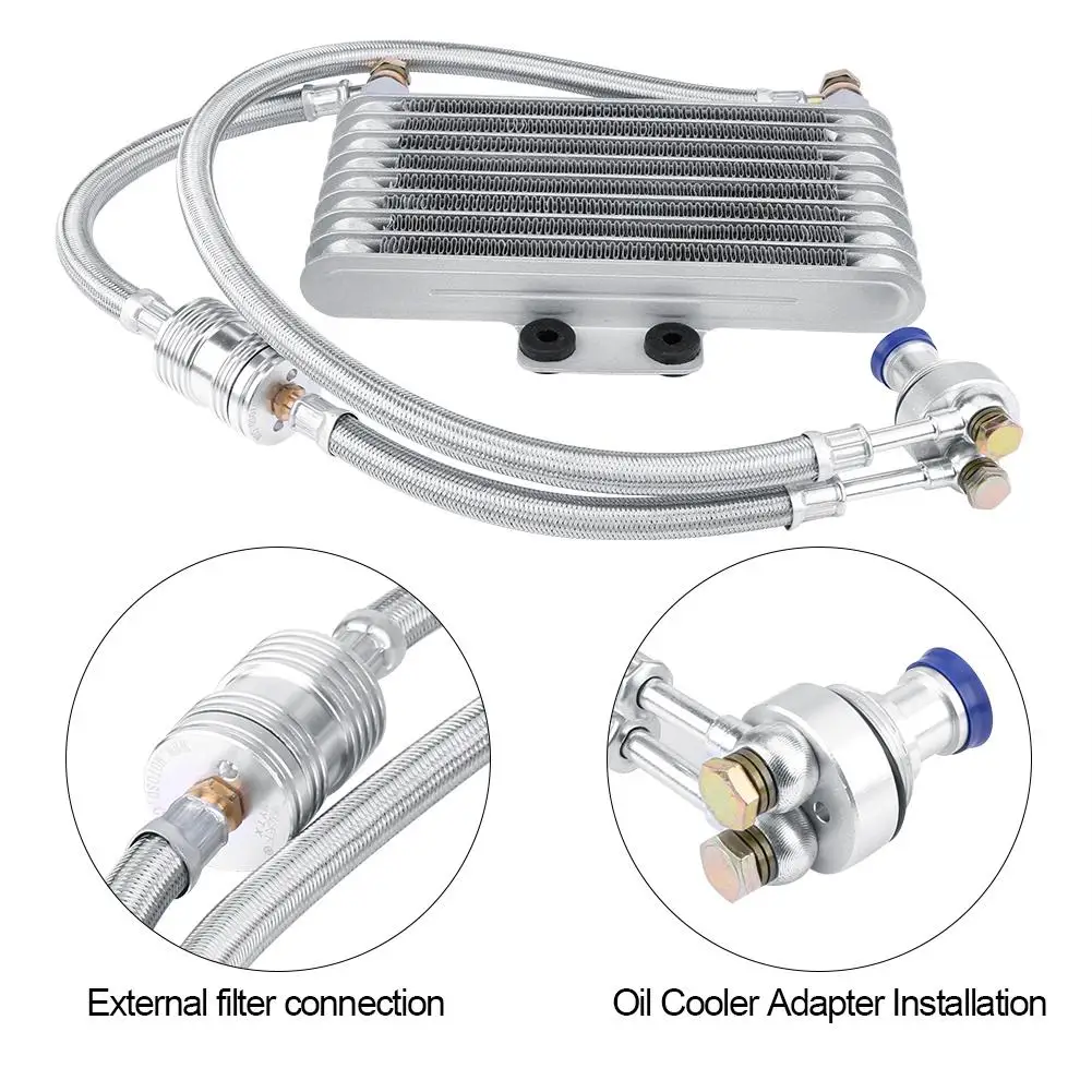 Motorcycle Oil Cooler Cooling For  Bike Engine Radiator motorcycle engine cooler  radiator