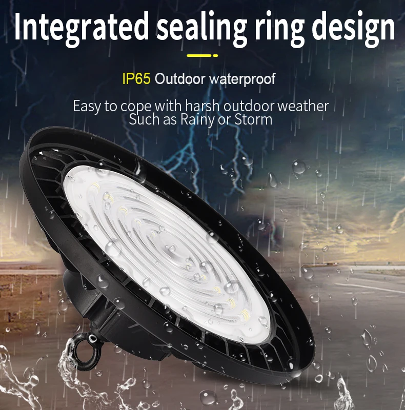50Hz 60Hz High Lumen Aluminum Commercial Industrial Highbay Warehouse Led Lighting 100W 150W 200W Highbay Led High Bay Light