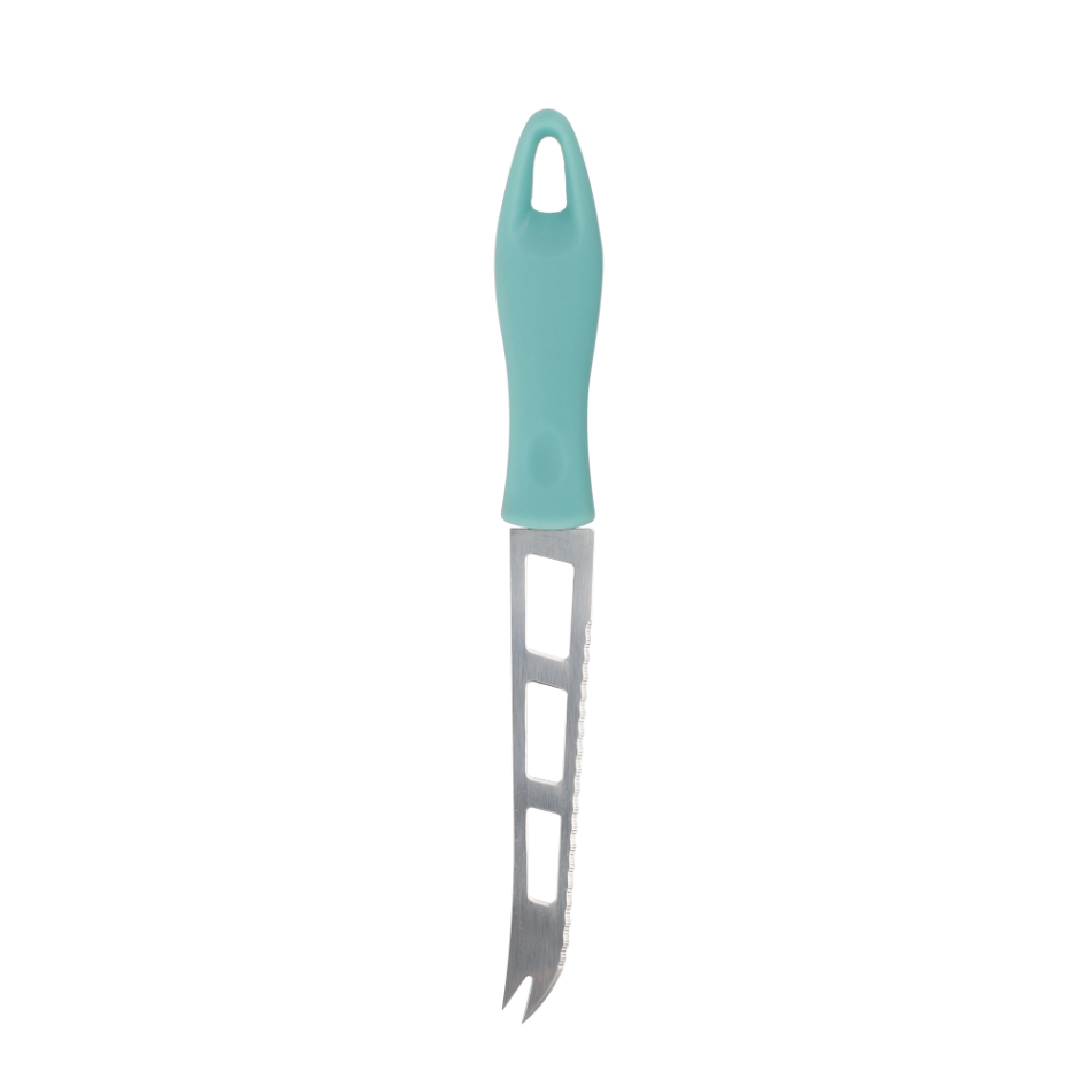 Chuju Cheese Knife With Three Holes Stainless Steel Butter Cutter With Plastic Handle